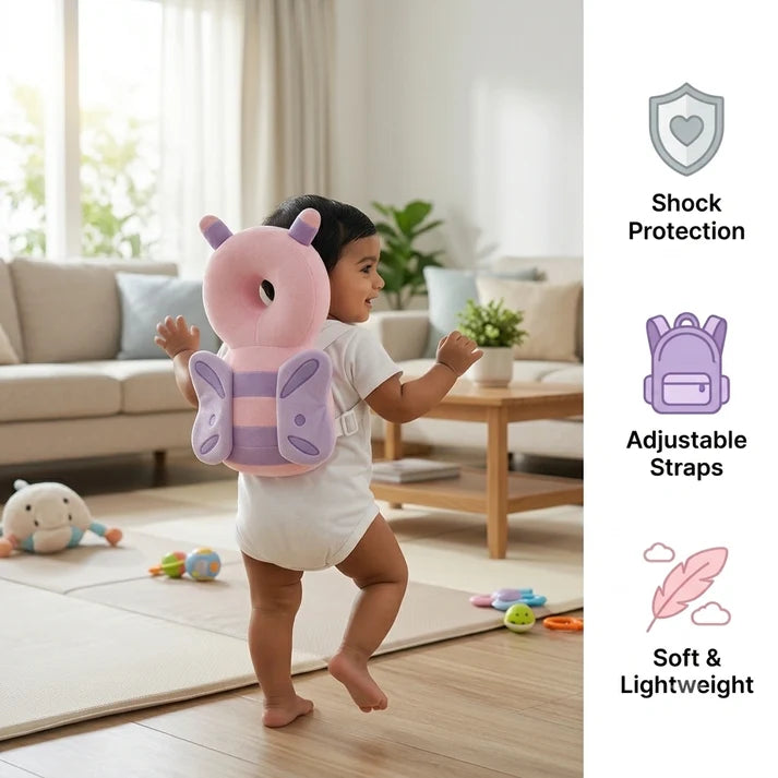 DP SHOP Head Protector Backpack | Adjustable Strap | Washable Cushion